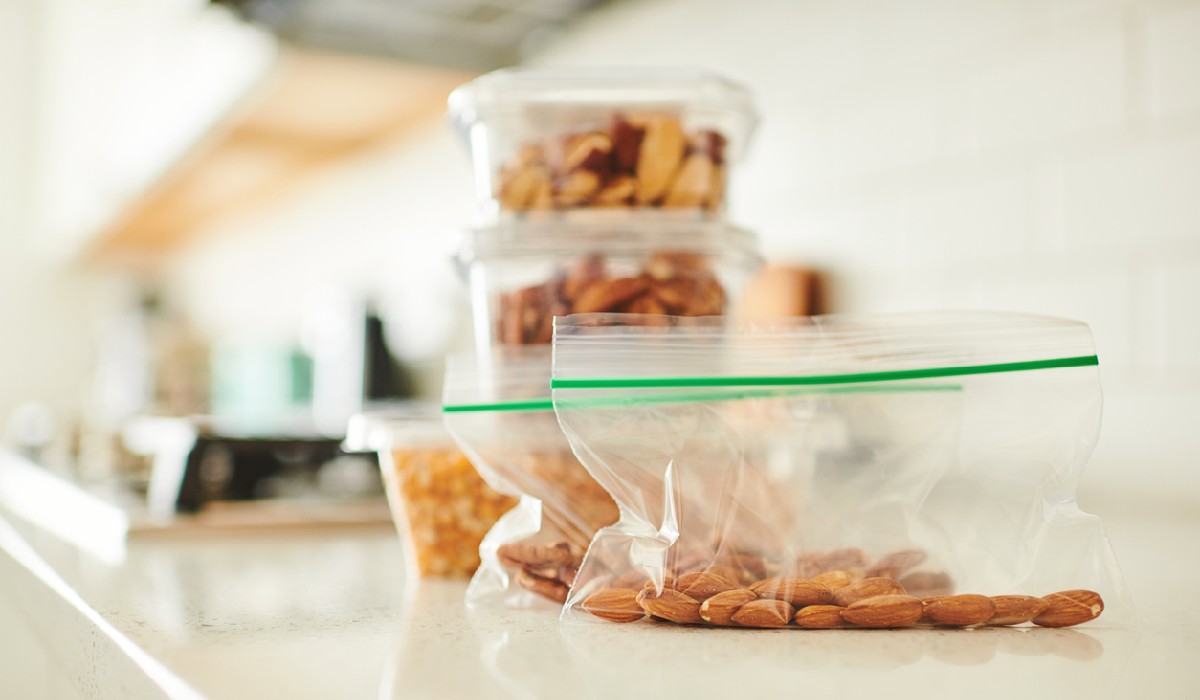 reusable snack bags are good for packing snacks
