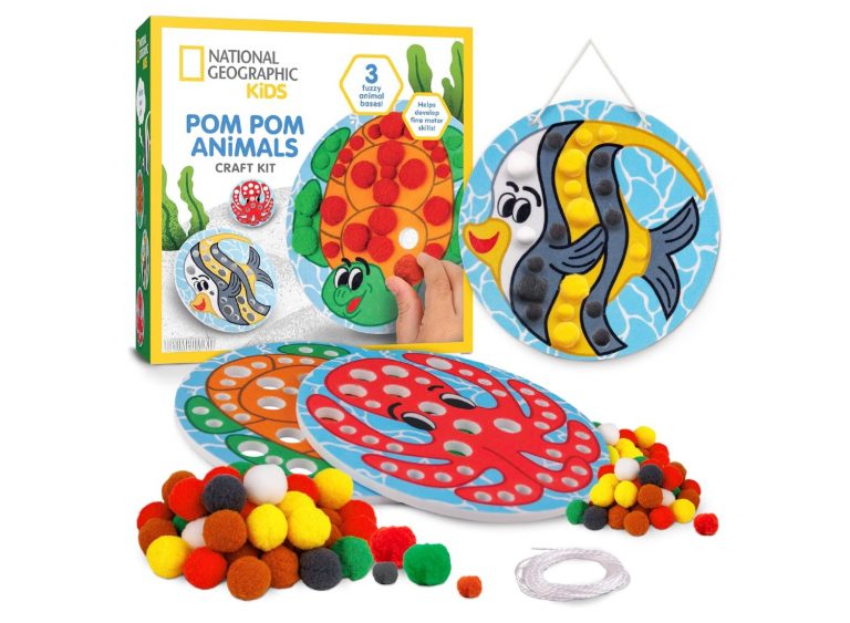 national geo pom poms arts and kits