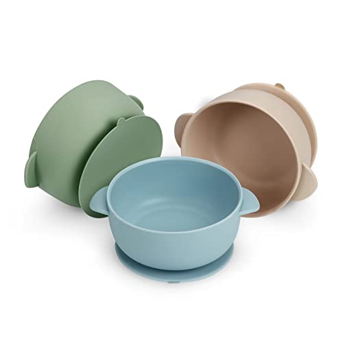 PandaEar 3 Pack Baby Bowls