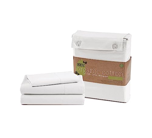 LANE LINEN Organic Cotton Twin Bed Sheets