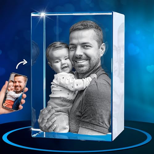 ArtPix Custom 3D Crystal Photo Engagement Gift