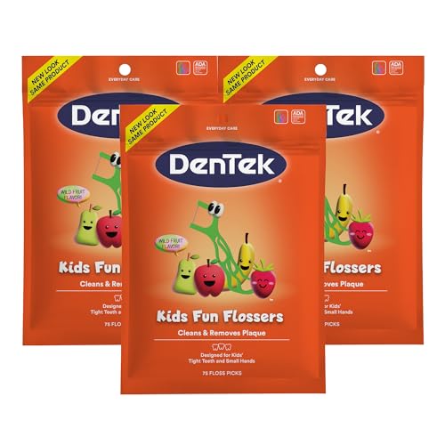 DenTek Kids Fun Flossers, 75 Count