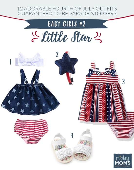 girls fourth of july clothes
